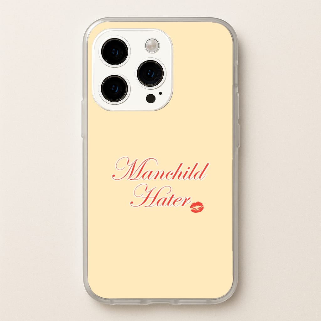 Manchild Hater iPhone 15 Pro Case