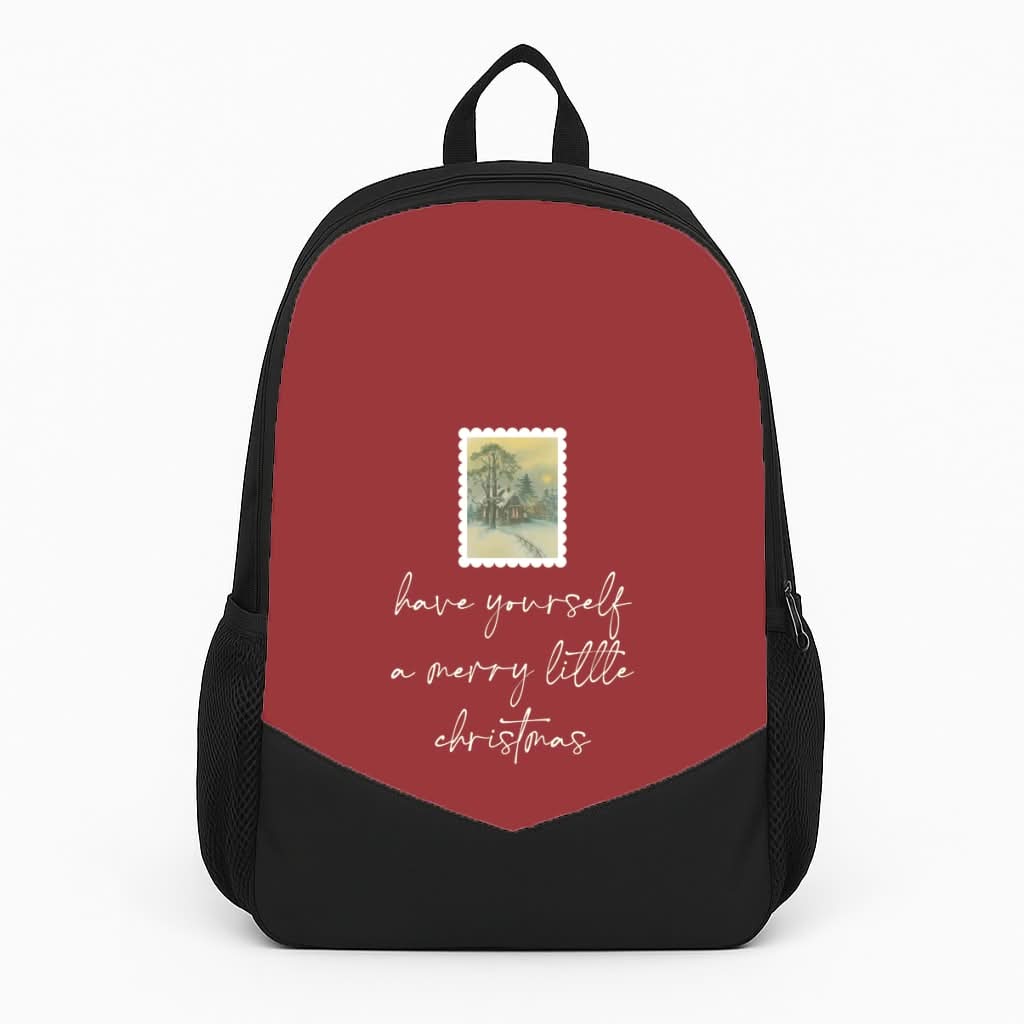A Merry Little Christmas Stamp Backpack