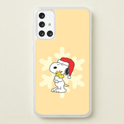 Christmas Cartoon Beagle And Bird  Galaxy A71 Case