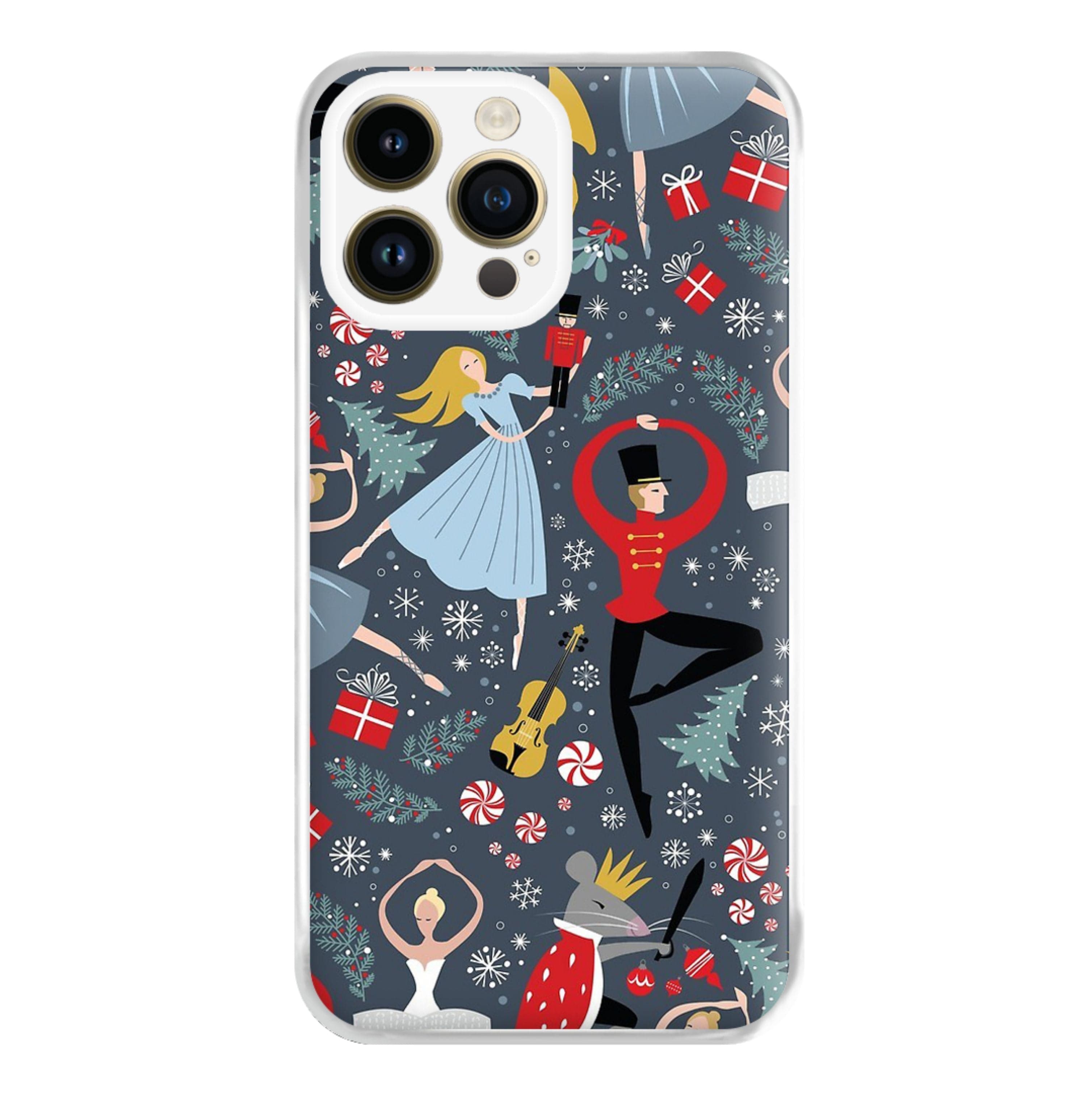 Nutcracker Ballet Pattern - Christmas Phone Case