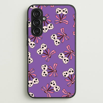 Cherry Skulls Pattern Galaxy S23FE Case