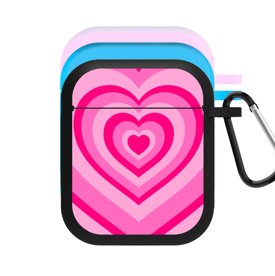 Pink - Colourful Hearts AirPods Case