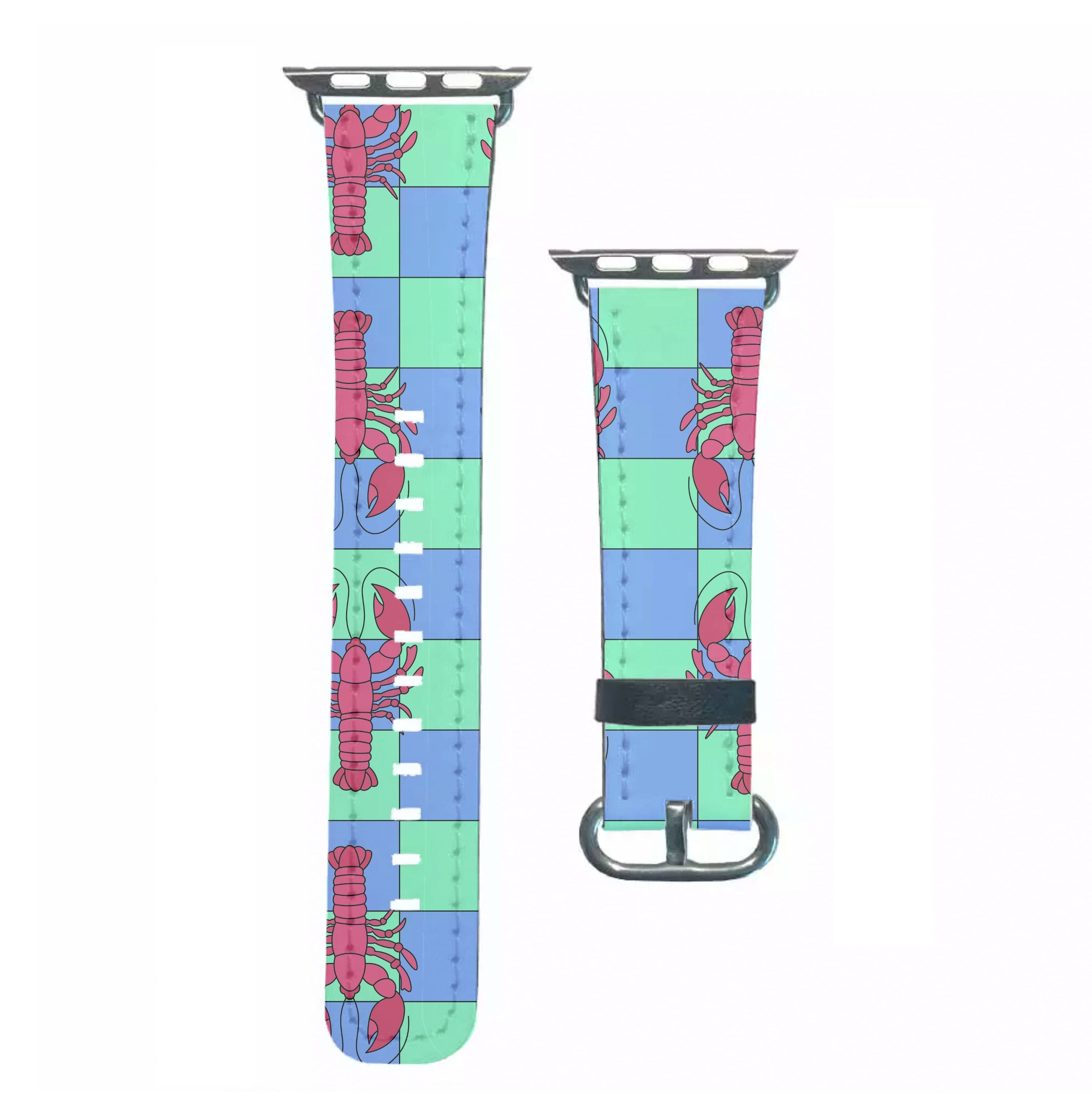 Lobster Pattern - Sealife Apple Watch Strap