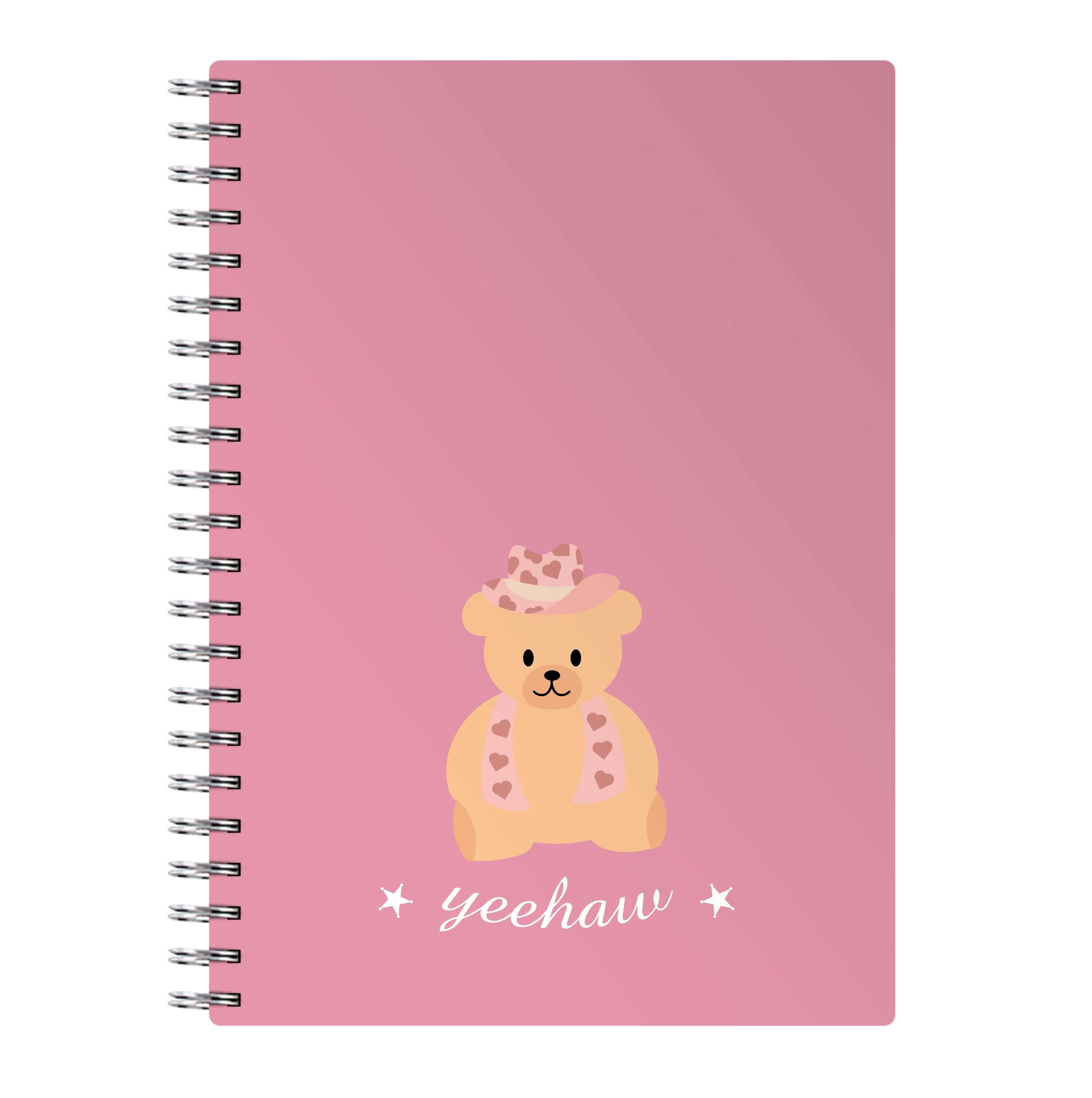 Yeehaw Teddy Bear Notebook