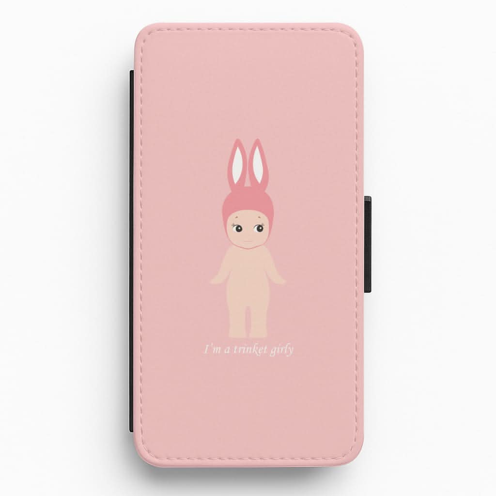 I'm A Trinket Girly Flip / Wallet Phone Case