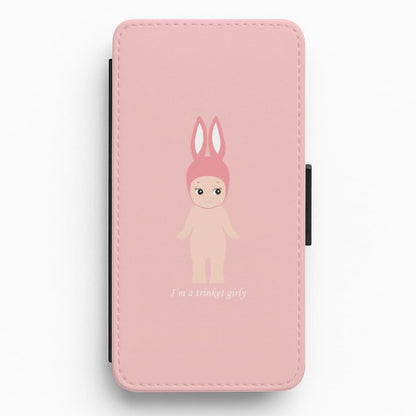 I'm A Trinket Girly Flip / Wallet Phone Case