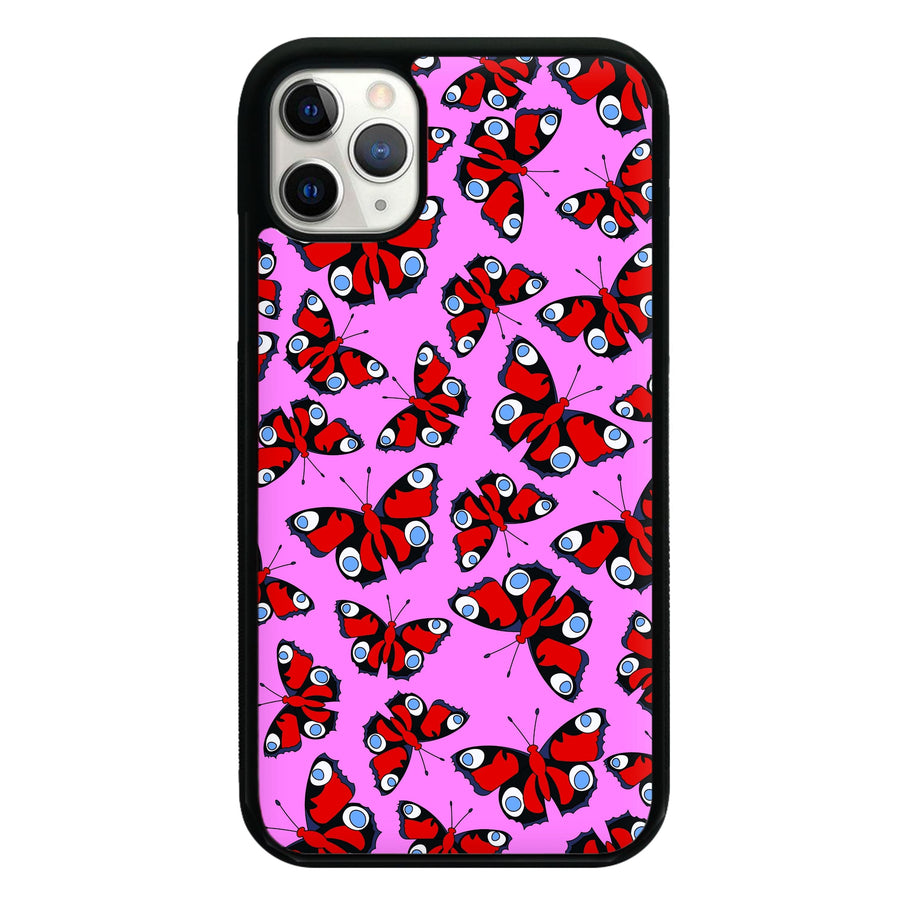 Red Butterfly - Butterfly Patterns Phone Case