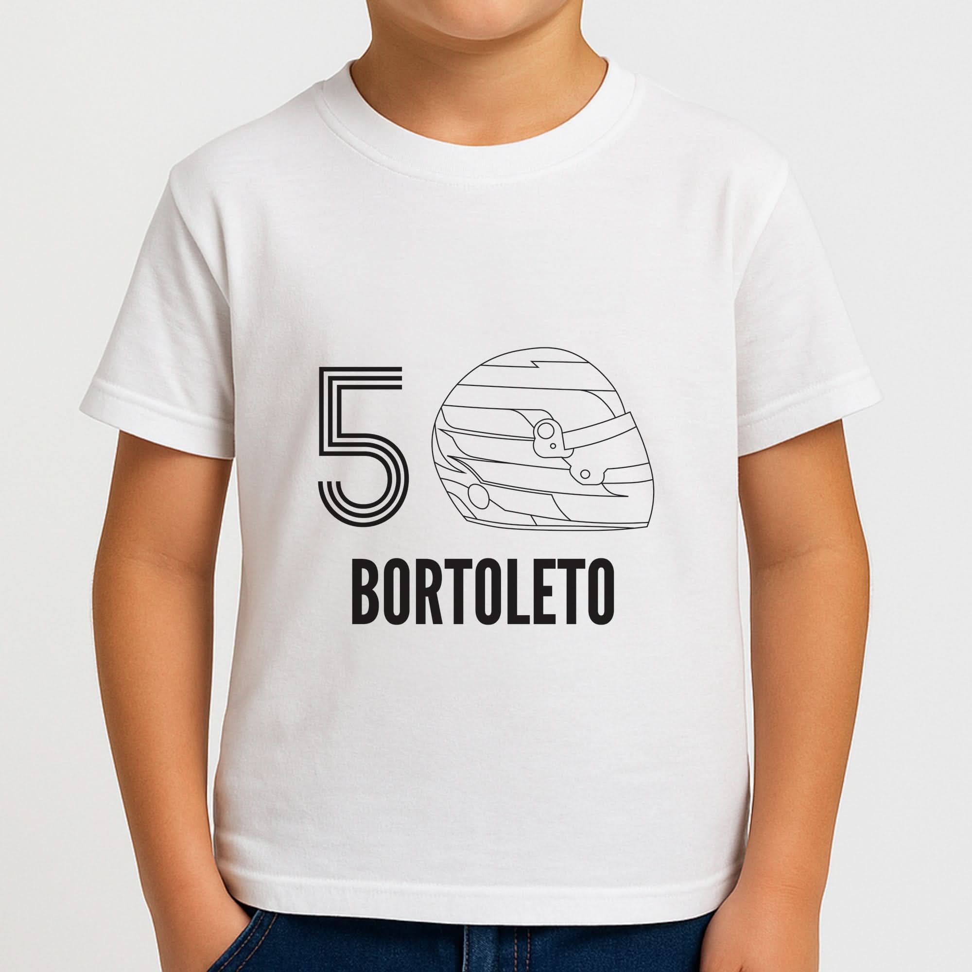 Bortoleto Helmet 2026 Boys T-Shirt