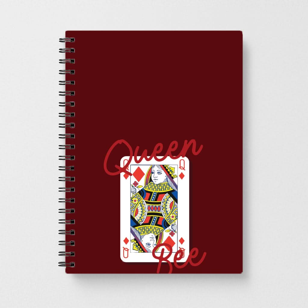 Queen Bee Playing Card Notebook