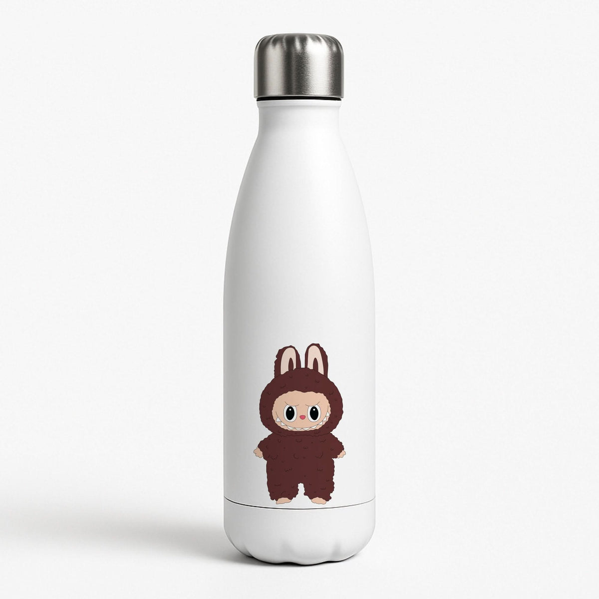Cute Brown Monster Water Bottle