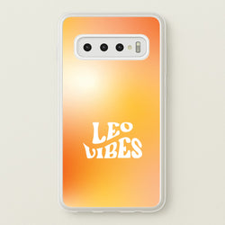 Leo Vibes Gradient Zodiac Galaxy S10 Case