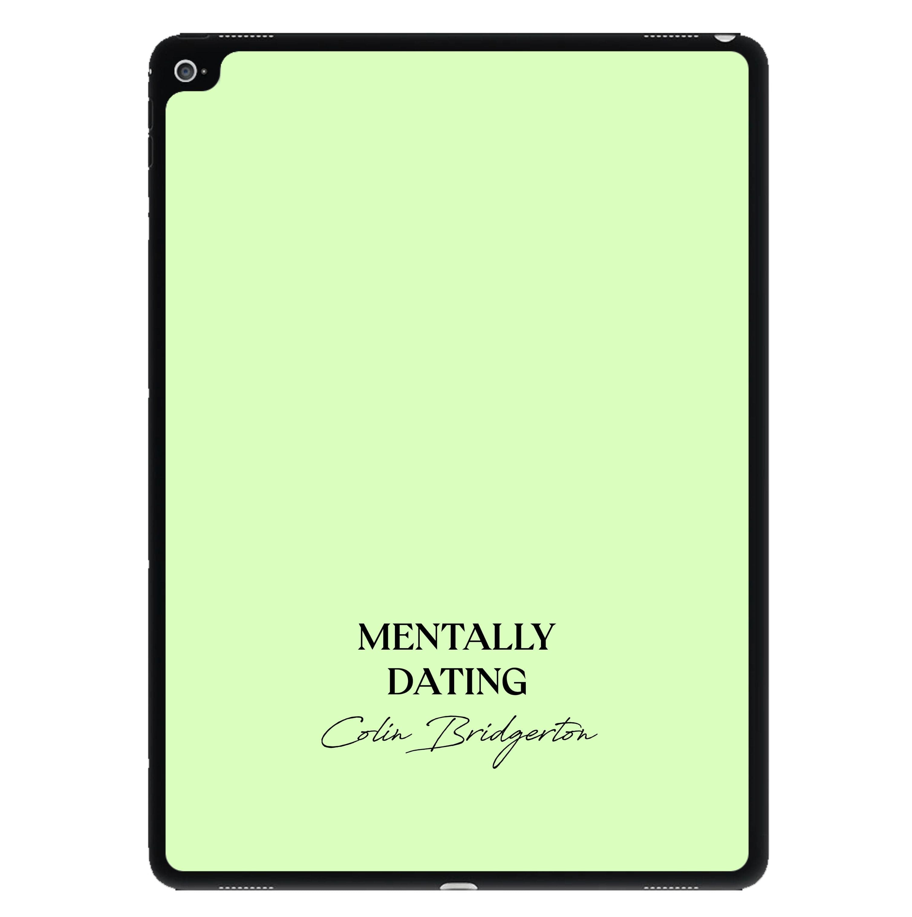 Mentally Dating Colin Bridgerton iPad Case