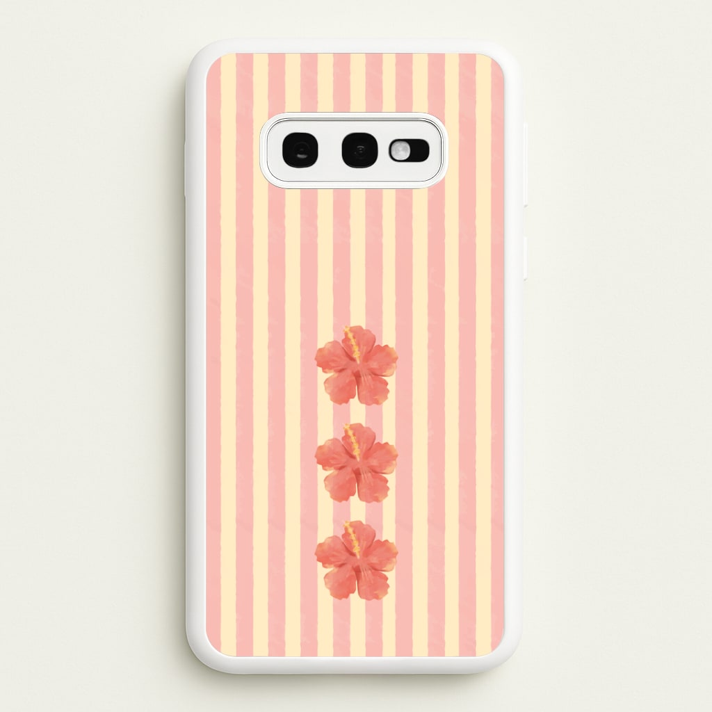 Hibiscus Rays Galaxy S10e Case