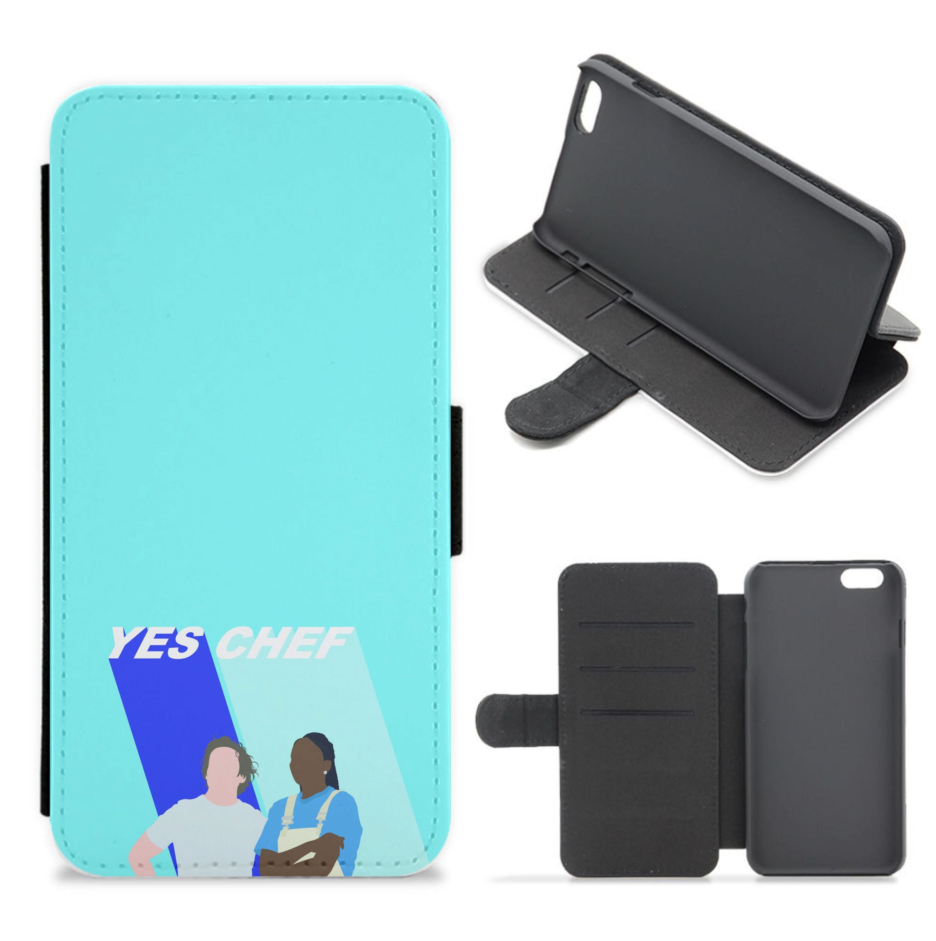 Yes Chef Blue Flip / Wallet Phone Case