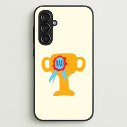 Cartoon Dad Trophy Galaxy S23FE Case