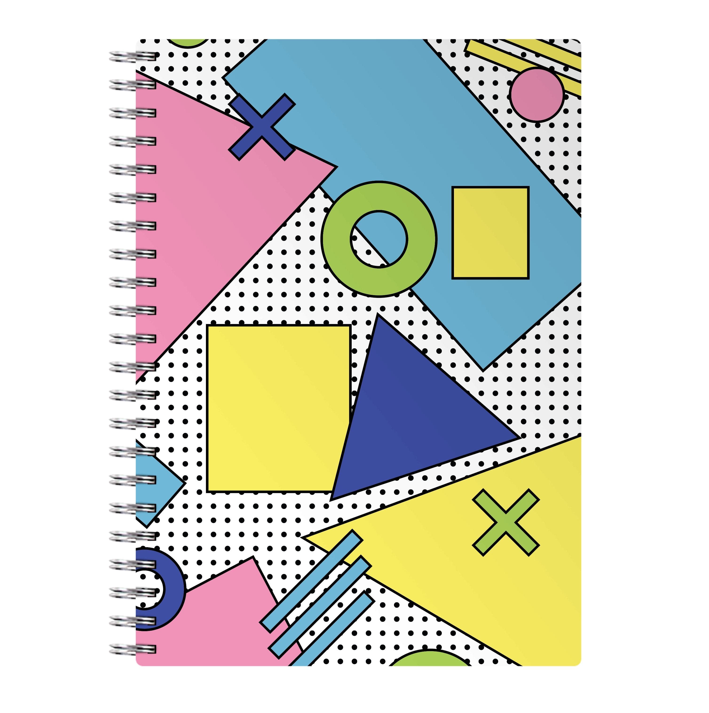 Geometric Abstract Shapes Pattern Notebook