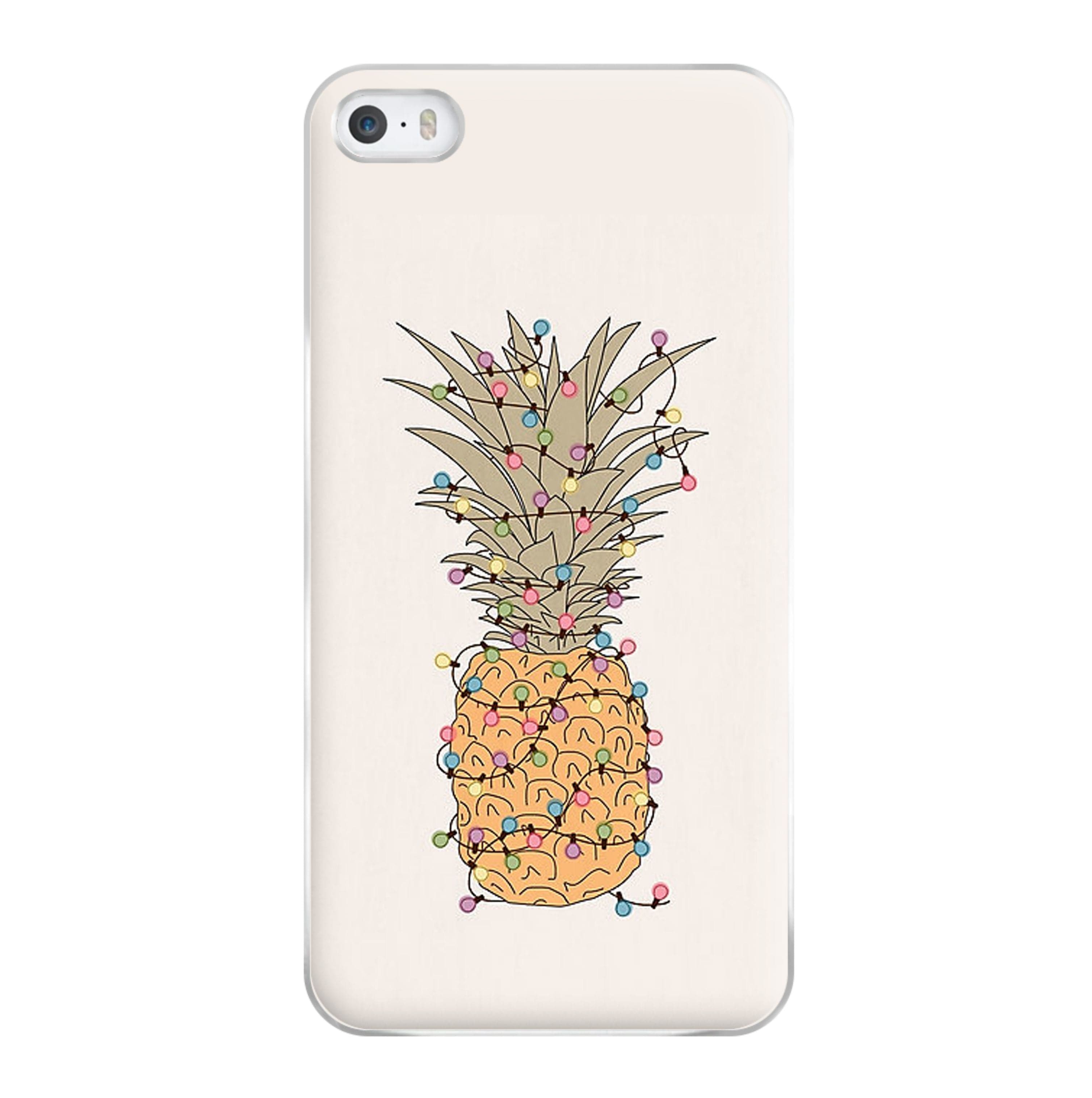 Pinapple Christmas Lights Phone Case