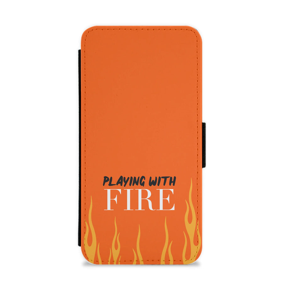 Playing With Fire - N-Dubz Flip / Wallet Phone Case