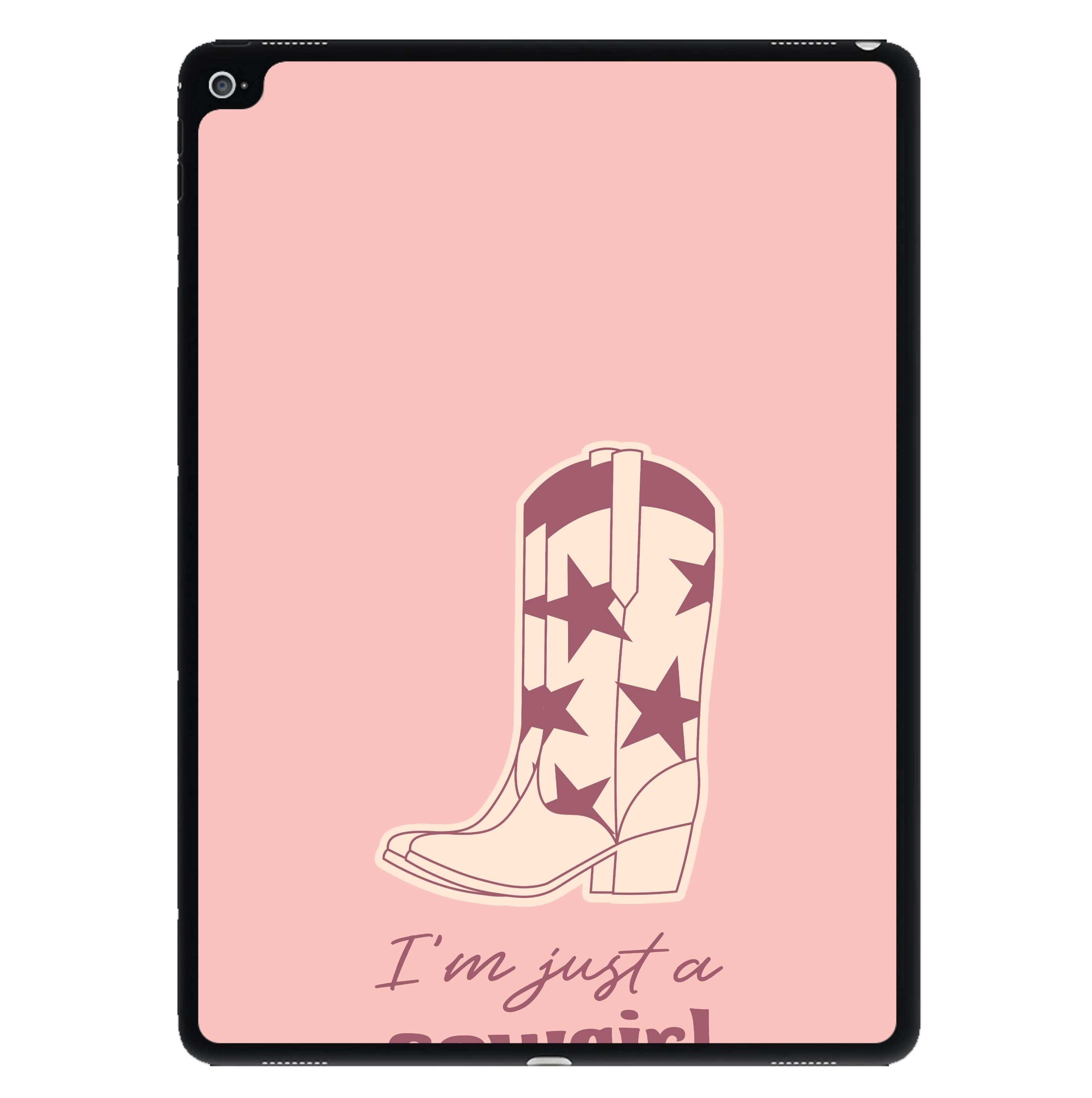 I'm Just A Cowgirl iPad Case