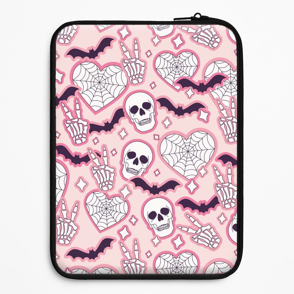 Cute Halloween Stickers Pattern Laptop Sleeve