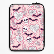 Cute Halloween Stickers Pattern Laptop Sleeve 1