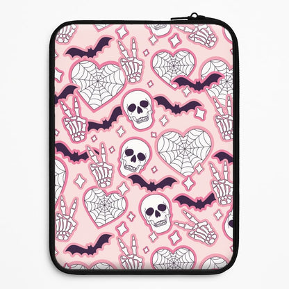 Cute Halloween Stickers Pattern Universal Laptop Sleeve