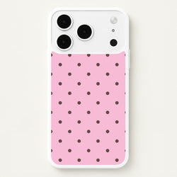 Strawberry Polka Dots iPhone 17 Pro Case