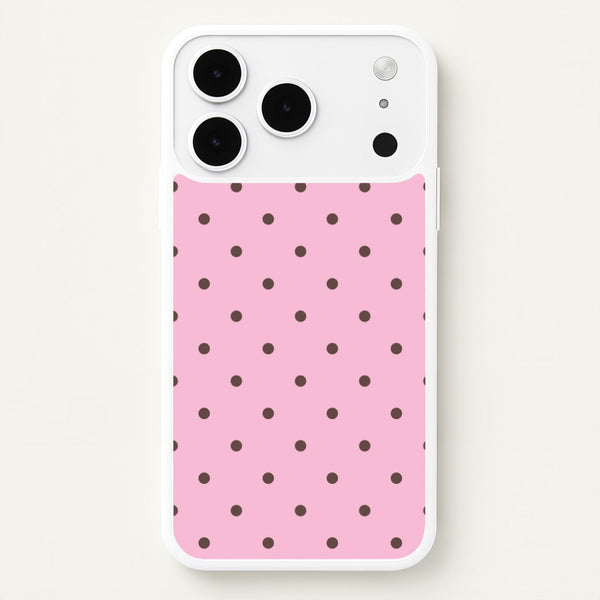 Strawberry Polka Dots iPhone 17 Pro Case