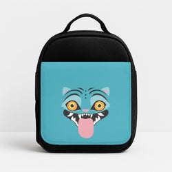 Demon Cat Face Insulated Lunch Bag