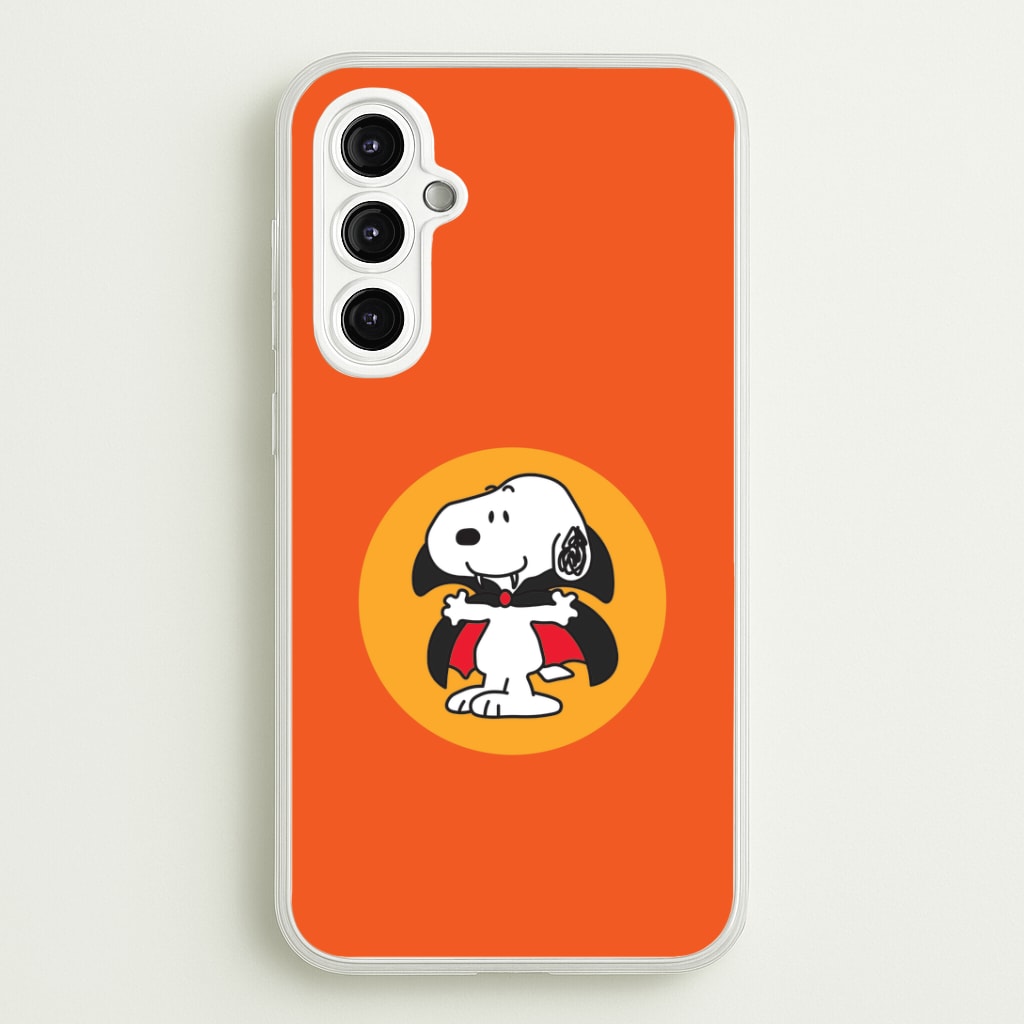 Cartoon Beagle Vampire Galaxy A14 Case
