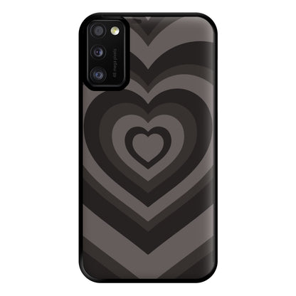 Abstract Black Heart Galaxy A41 Case