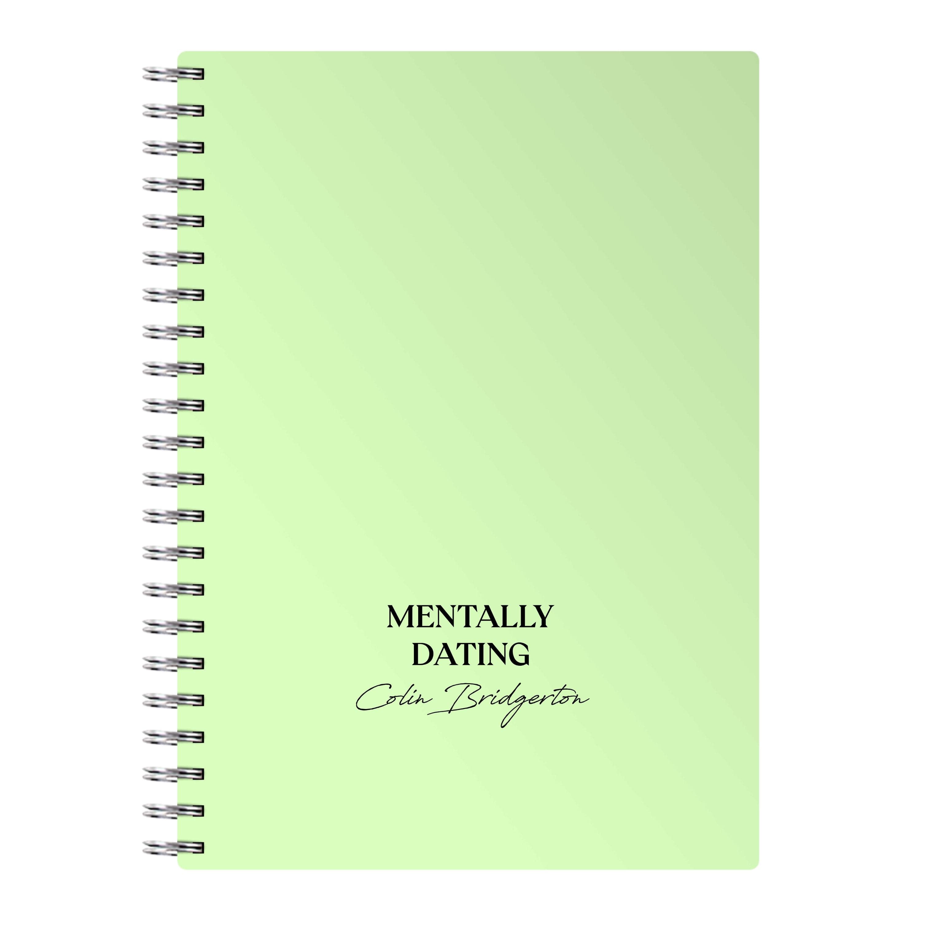 Mentally Dating Colin Bridgerton Notebook