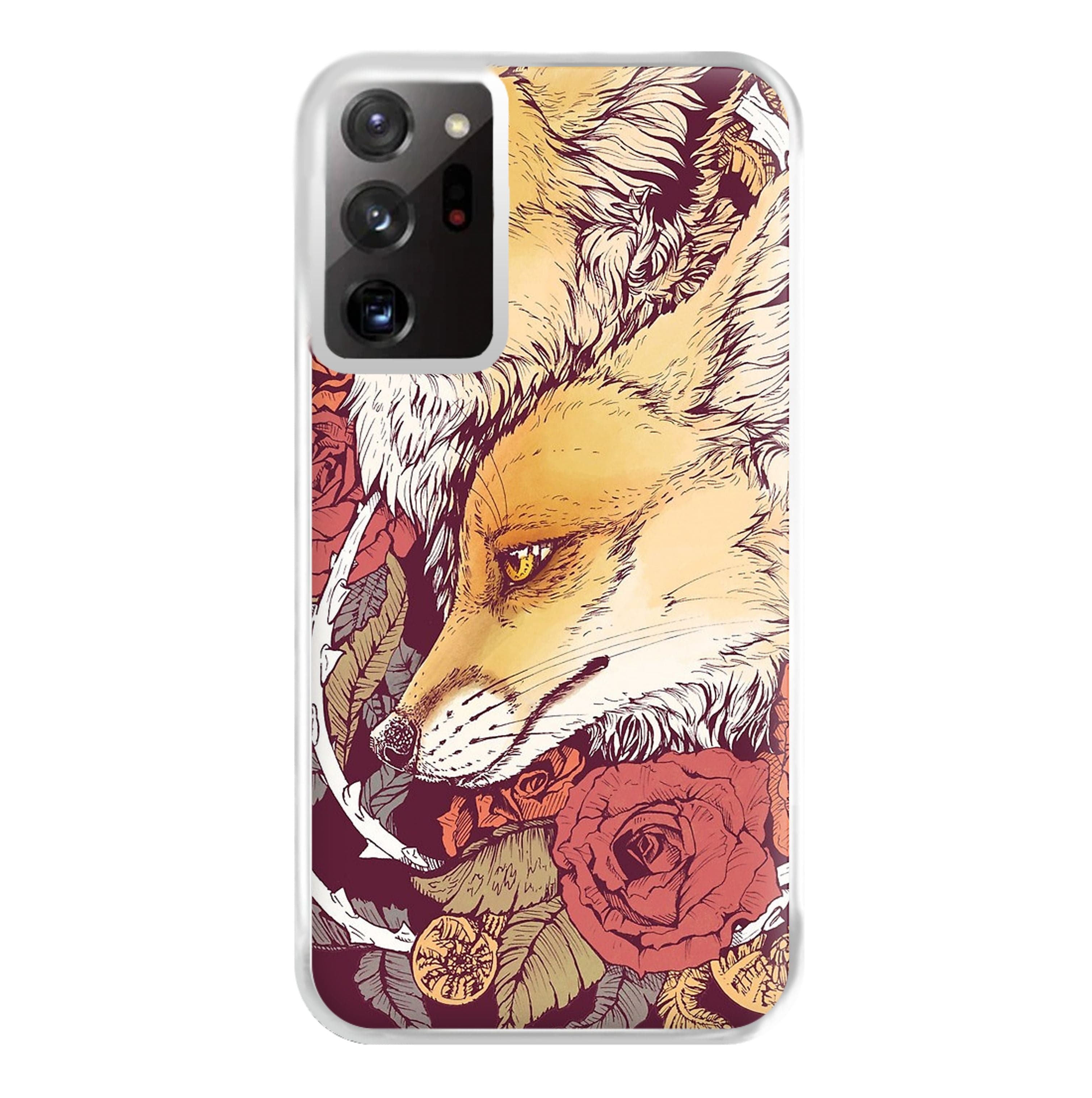 Red Fox Bloom Phone Case