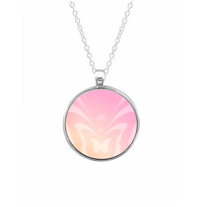 Butterfly Gradient Pink Necklace