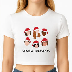 Strange Crew Christmas Crop Top
