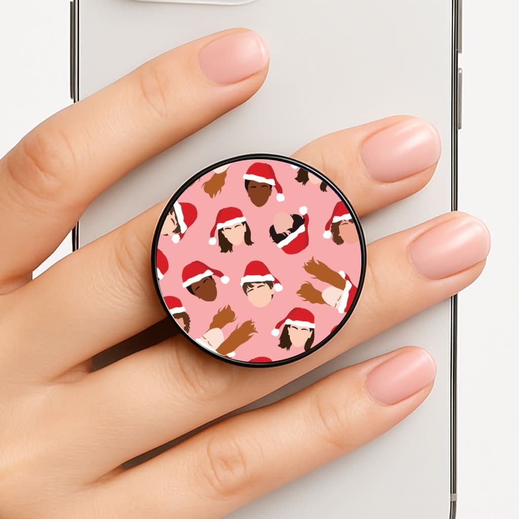 Christmas Stranger Crew Pattern Phone Grip
