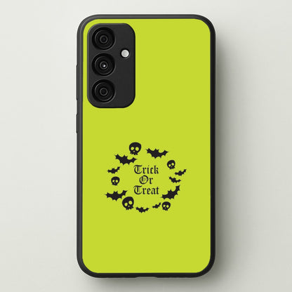 Trick Or Treat Wreath Galaxy A55 Case