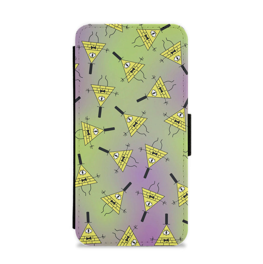 Bill Pattern Flip / Wallet Phone Case