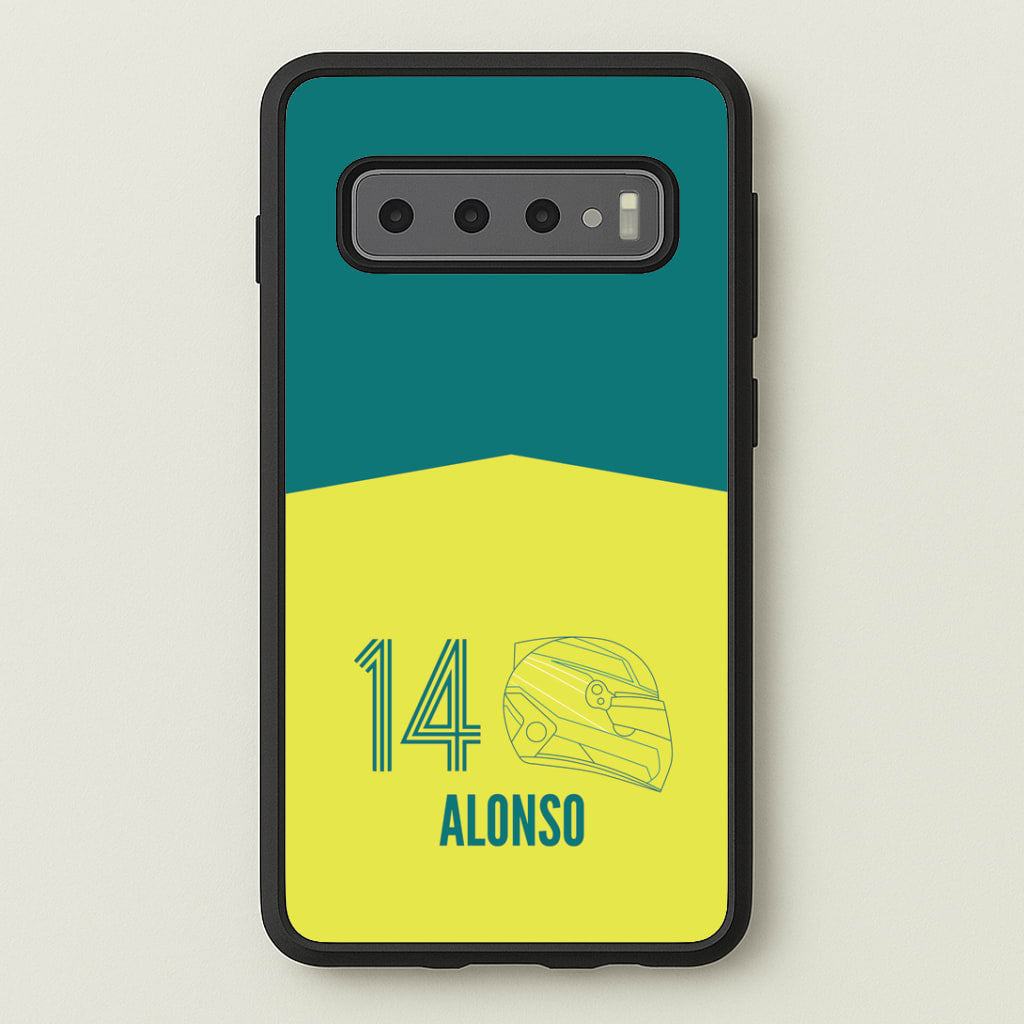 Alonso Helmet 2026 Galaxy S10 Plus Case