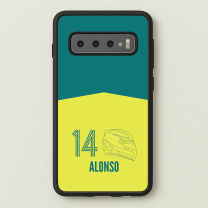 Alonso Helmet 2026 Galaxy S10 Plus Case