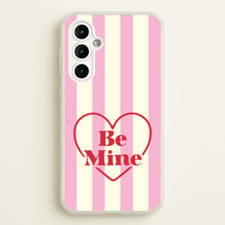 Be Mine Stripey Galaxy A54 Case