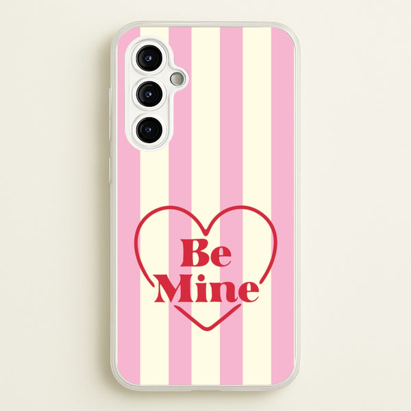 Be Mine Stripey Galaxy A54 Case