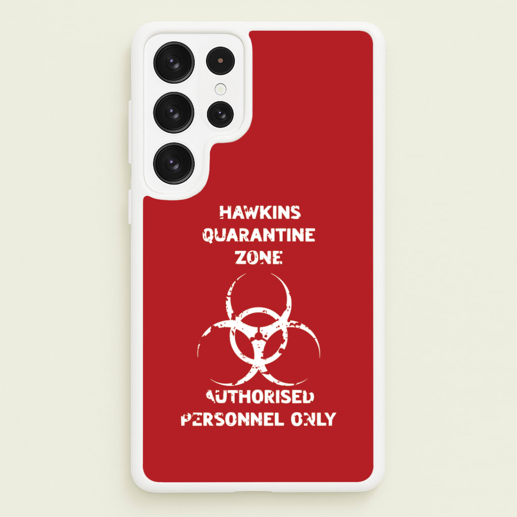 Hawkins Quarantine Zone Galaxy S22 Ultra Case