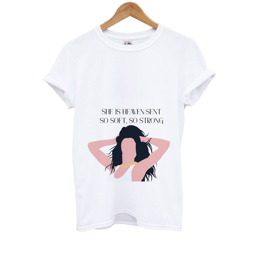 She Is Heaven Sent - Katy Perry Kids T-Shirt