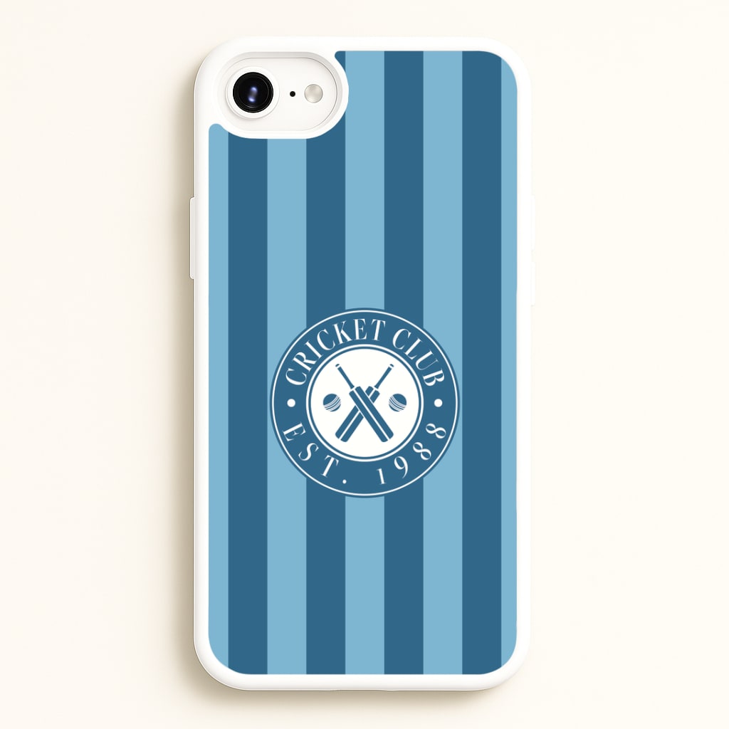 Stripey Cricket Badge iPhone 6 / 7 / 8 / SE Case