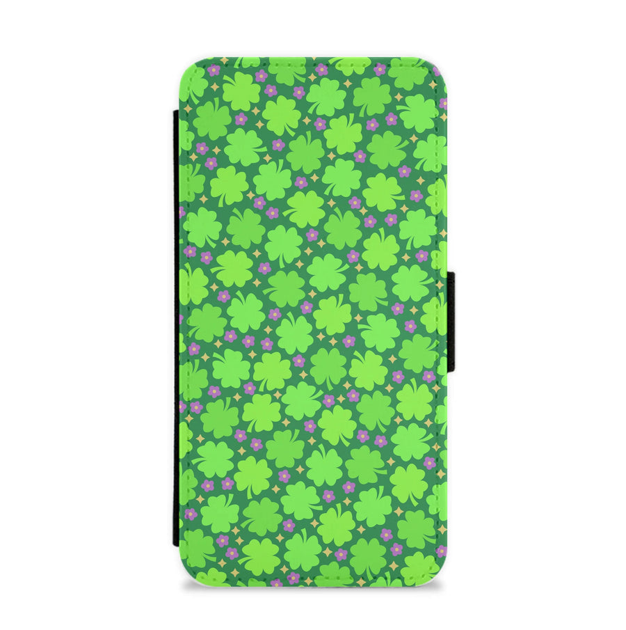 Clover Patterns - Foliage Flip / Wallet Phone Case