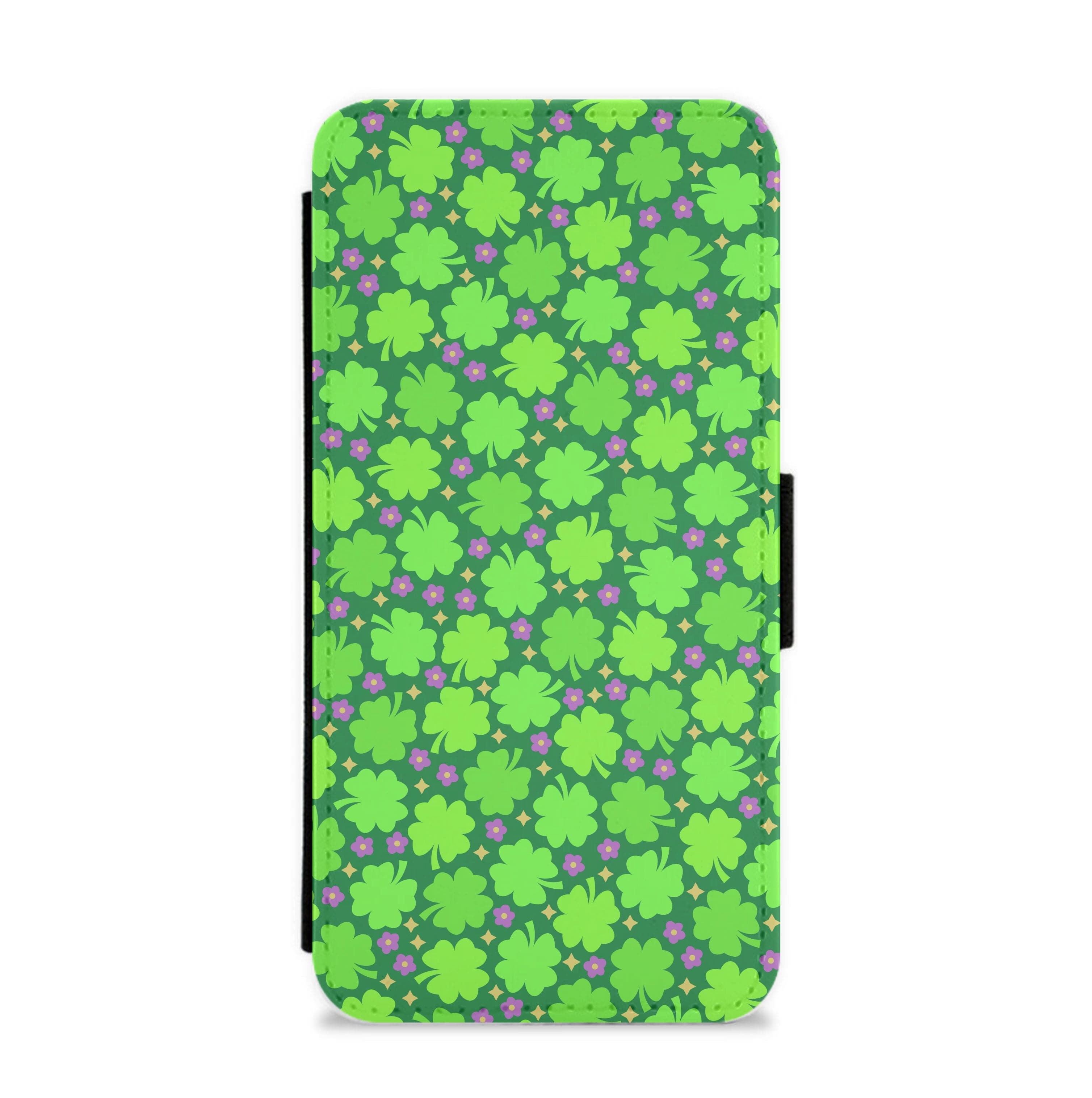 Clover Patterns - Foliage Flip / Wallet Phone Case