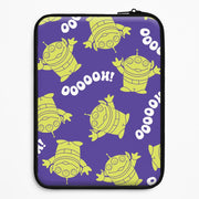 Toy Aliens Silhouette Pattern Laptop Sleeve 1