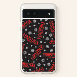 Christmas Things Snowflake Pattern Google Pixel 7a Case