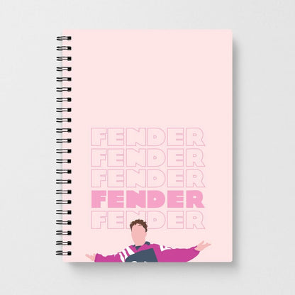 Fender Pink Sports Jersey Notebook